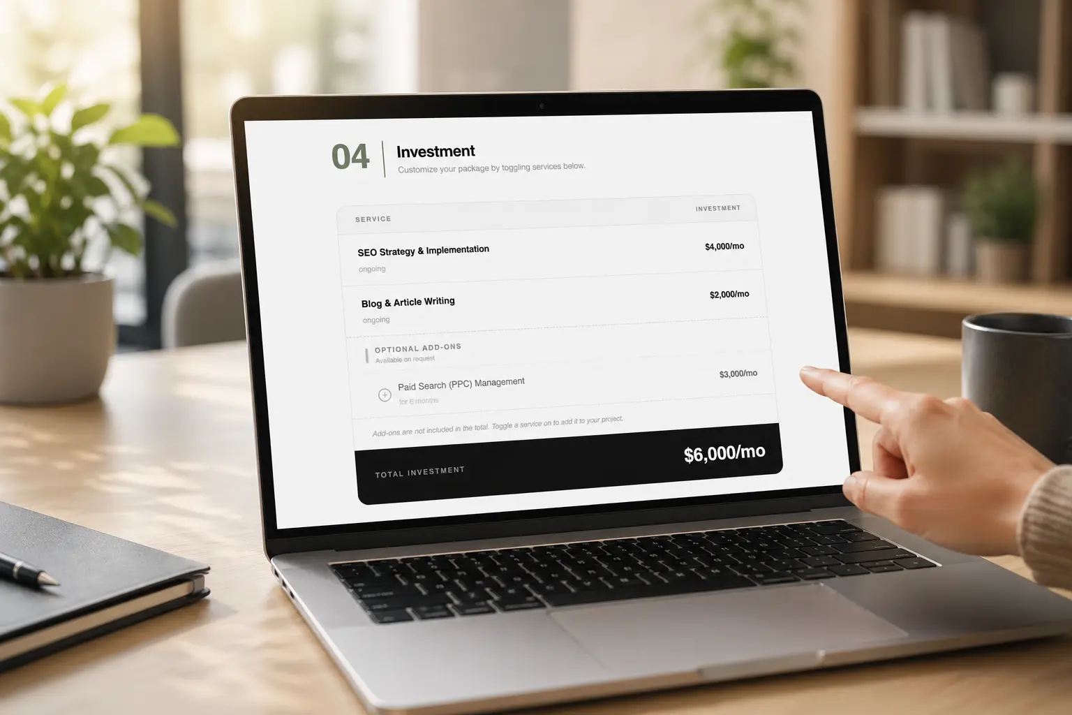 How to price agency services in a proposal